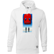 Magnolion Szürreál mecha fantázia v4 férfi pulóver - 19 szín, S-5XL