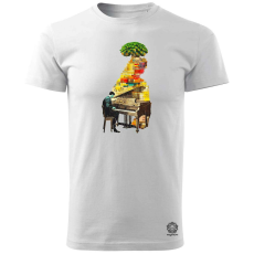 Magnolion Szürreál pop art fantázia v10 férfi póló - 19 szín, S-3XL