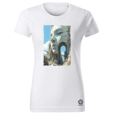 Magnolion Szürreál szobor v4 női póló - 19 szín, XS-2XL női póló