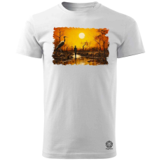 Magnolion Szürreális minimál szobor v3 férfi póló - 19 szín, S-3XL