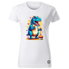 Magnolion T-rex party v4 női póló - 19 szín, XS-2XL női póló