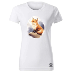 Magnolion Téli róka csendélet v7 női póló - 19 szín, XS-2XL
