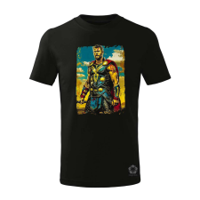 Magnolion Thor fanart v7 gyerek póló - 11 szín, 4-12 éves gyerek póló
