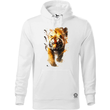 Magnolion Tigris fantázia v5 férfi pulóver - 19 szín, S-5XL férfi pulóver, kardigán
