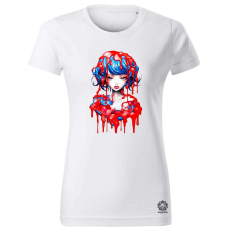 Magnolion Vibráló anime lány v2 női póló - 19 szín, XS-2XL