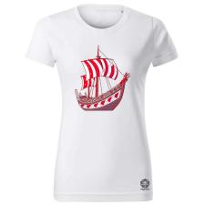 Magnolion Viking hosszúhajó v5 női póló - 19 szín, XS-2XL női póló