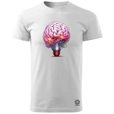Magnolion Villanykörte agy v1 férfi póló - 19 szín, S-3XL
