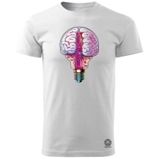 Magnolion Villanykörte agy v2 férfi póló - 19 szín, S-3XL férfi póló