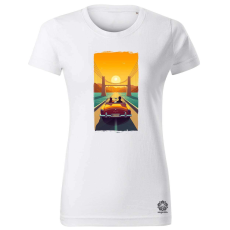 Magnolion Vintage nyári utazás női póló - 19 szín, XS-2XL