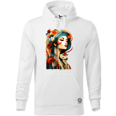 Magnolion Virágos geometria fantázia v4 férfi pulóver - 19 szín, S-5XL