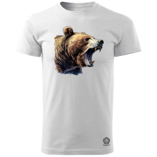 Magnolion Vízfesték medve v3 férfi póló - 19 szín, S-3XL