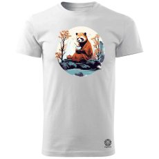 Magnolion Vörös panda teázik v2 férfi póló - 19 szín, S-3XL