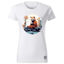 Magnolion Vörös panda teázik v2 női póló - 19 szín, XS-2XL női póló
