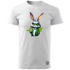 Magnolion Weed nyuszi v2 férfi póló - 19 szín, S-3XL férfi póló