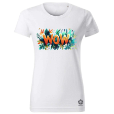 Magnolion WOW felirat v1 női póló - 19 szín, XS-2XL női póló