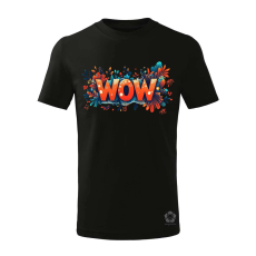 Magnolion WOW felirat v4 gyerek póló - 11 szín, 4-12 éves