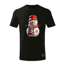 Magnolion XMAS hóember v1 gyerek póló - 11 szín, 4-12 éves gyerek póló