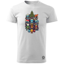 Magnolion XMAS játékkarakterek v6 férfi póló - 19 szín, S-3XL férfi póló