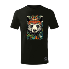 Magnolion XMAS panda v5 gyerek póló - 11 szín, 4-12 éves