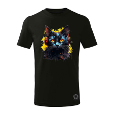 Magnolion Zene macsek v1 gyerek póló - 11 szín, 4-12 éves gyerek póló