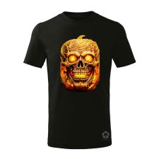 Magnolion Zombi Halloween tök v1 gyerek póló - 11 szín, 4-12 éves gyerek póló