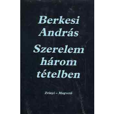 Magvető Könyvkiadó Szerelem három tételben antikvárium - használt könyv