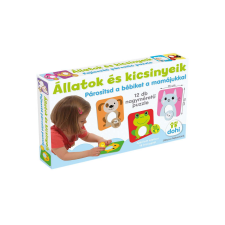 Magyar Gyártó Állatok és Kicsinyeik Párosító Puzzle puzzle, kirakós