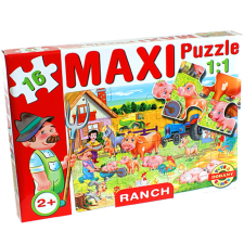 Magyar Gyártó Maxi puzzle Háziállatokkal - D-Toys puzzle, kirakós