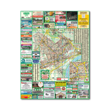 Magyar Térképház Kft. Huber Maps Kartográfiai Kft. Érd, Diósd térkép, Érd várostérkép Térképház 2018 1:20e térkép