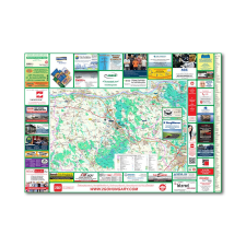 Magyar Térképház Kft. Huber Maps Kartográfiai Kft. Komárom-Esztergom megye térkép Térképház 1:125e 2016 térkép