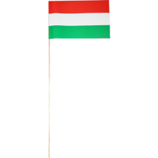 Magyar zászló hurkapálcán party kellék