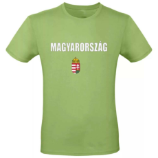  Magyarország póló felnőtt címeres zöld