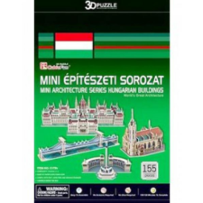  Magyarországi épületek 155 darabor mini 3D puzzle - többféle puzzle, kirakós