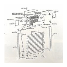  MAHAGÓNI SZÍNŰ alumínium redőny,szúnyoghálóval redőny