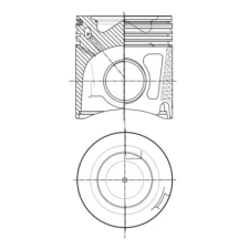 Mahle dugattyú 007 PI 00150 000 autóalkatrész