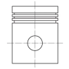 Mahle dugattyú 015 61 00
