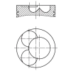 Mahle dugattyú 028 07 02