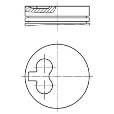 Mahle dugattyú 029 82 00 autóalkatrész