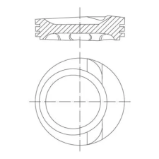 Mahle dugattyú 030 68 01 autóalkatrész