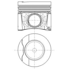 Mahle dugattyú 037 PI 00152 001 autóalkatrész