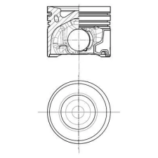 Mahle dugattyú 039 PI 00139 000 autóalkatrész