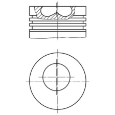 Mahle dugattyú MAHLE 015 06 00 autóalkatrész