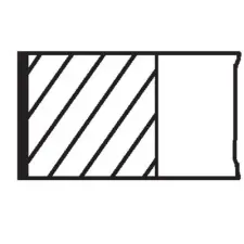 Mahle dugattyúgyűrű-készlet 014 98 V0 autóalkatrész