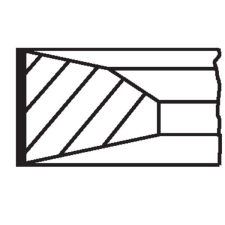 Mahle dugattyúgyűrű-készlet MAHLE 005 23 N0 autóalkatrész