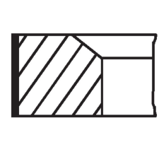 Mahle dugattyúgyűrű-készlet MAHLE 013 RS 00114 0N2 autóalkatrész