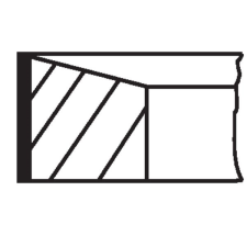 Mahle dugattyúgyűrű-készlet MAHLE 022 13 N0 autóalkatrész