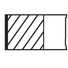 Mahle dugattyúgyűrű-készlet MAHLE 081 RS 00109 0N0 autóalkatrész