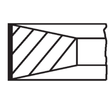 Mahle dugattyúgyűrű-készlet MAHLE 083 18 N0 autóalkatrész