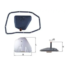 Mahle Hidraulikus szűrő, automata sebességváltó HX 233D autóalkatrész