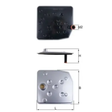 Mahle Hidraulikus szűrő, automata sebességváltó HX 263 autóalkatrész